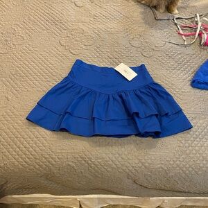 New Royal blue ruffle skirt